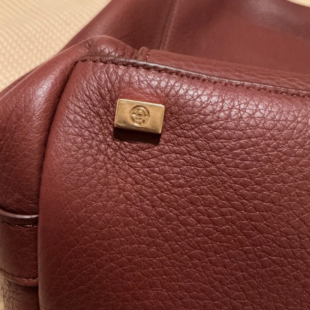 The Row Sidekick Two Fine Grain Brown Shoulder Bag - Picture 5 of 16